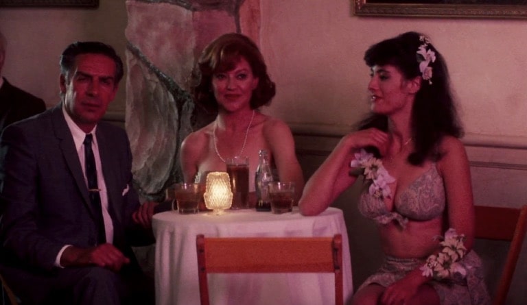 From left to right: Jerry Orbach, Kelly Bishop, Jane Brucker